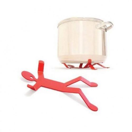 Držiak na hrnce Postavička - červený