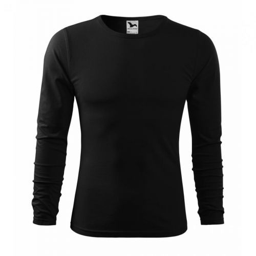 Tričko Malfini Malfini Fit-T dlhý rukáv - čierna, XL