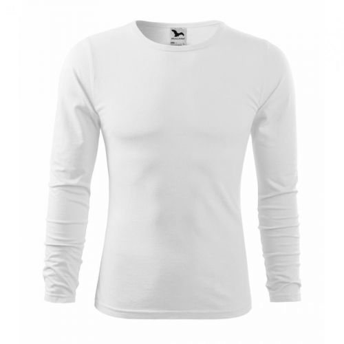 Tričko Malfini Malfini Fit-T dlhý rukáv - biele, XL