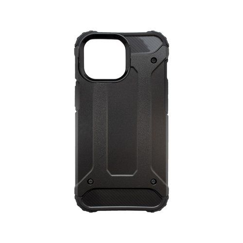 mobilNET plastové puzdro iPhone 13 Pro, čierne, Military