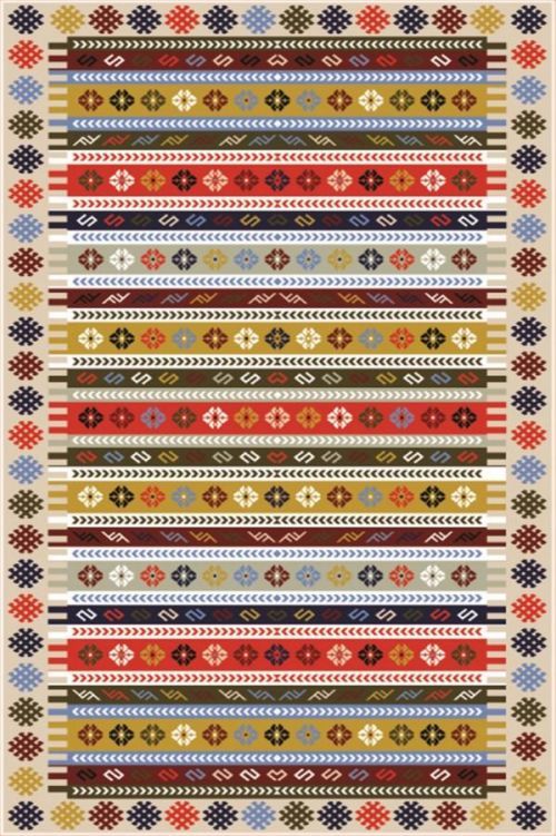 Koberec Aztec vícebarevný
