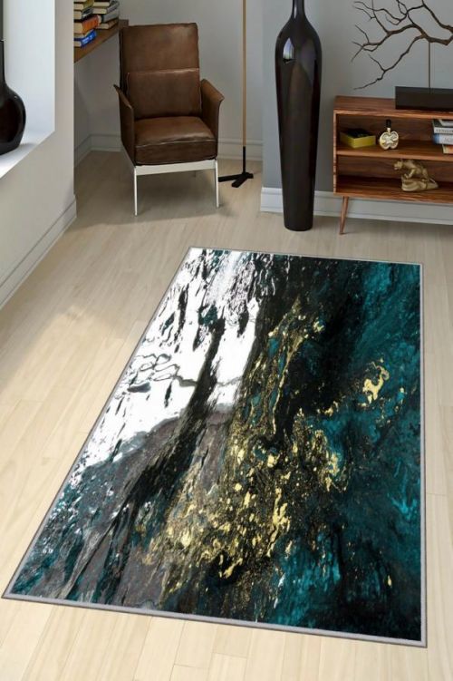 Koberec Dark Marble vícebarevný