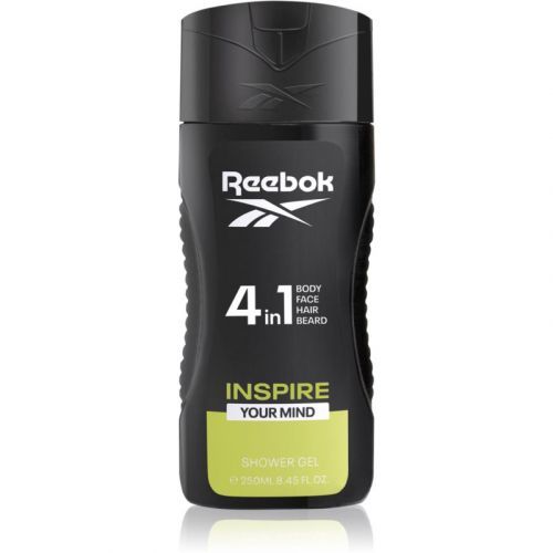 Reebok Inspire Your Mind energizujúci sprchový gél 4 v 1 pre mužov 250 ml