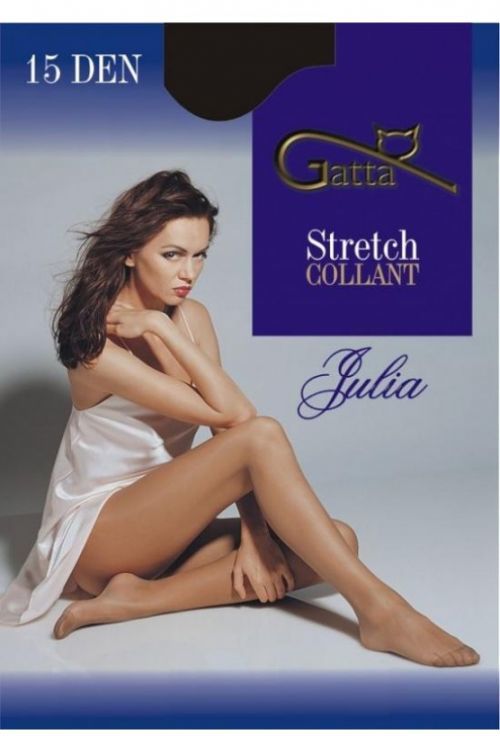 Pančuchové nohavice 15 den Julia - Gatta 5-XL olivová