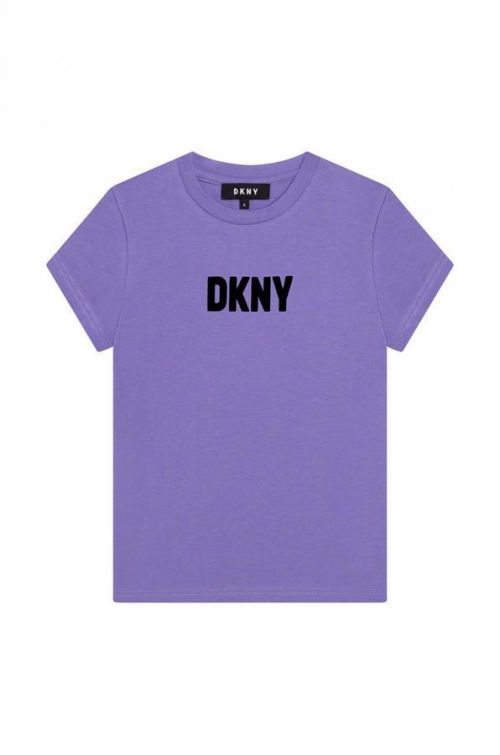 Detské tričko Dkny fialová farba,