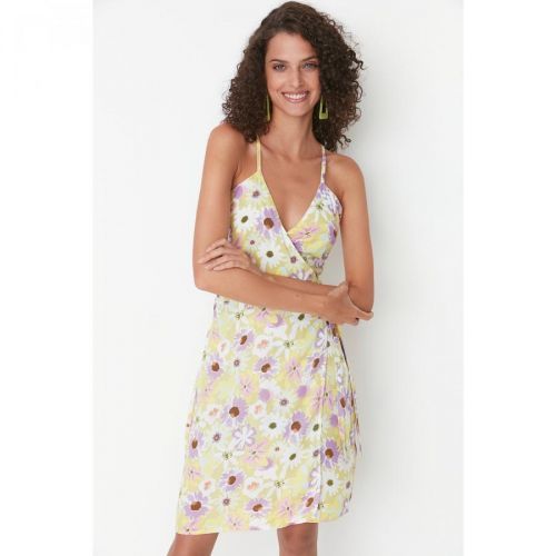 Trendyol Multicolored Tie Detailed Dress