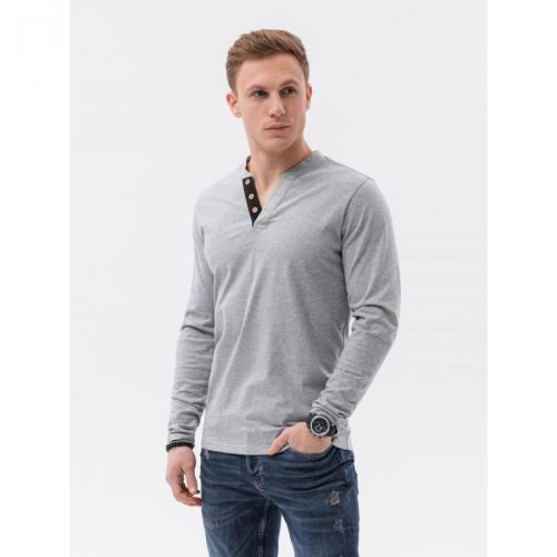 Ombre Men's plain longsleeve L133