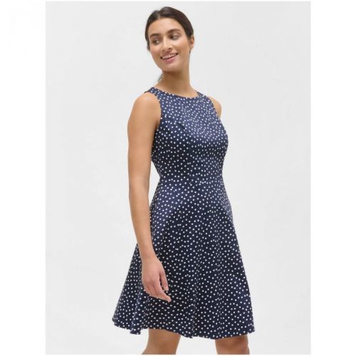 Dark blue polka dot dress ORSAY - Women