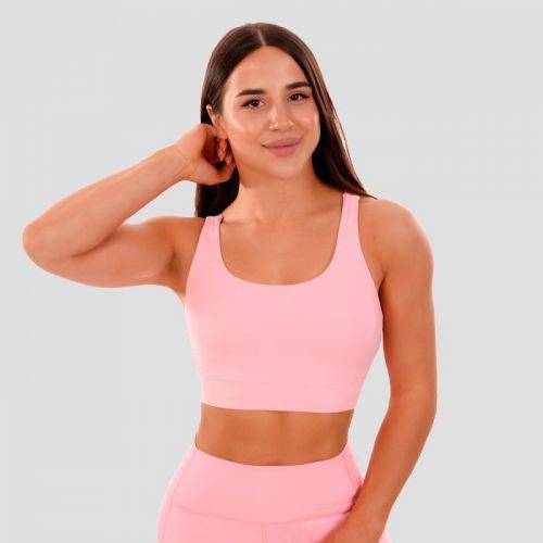 GymBeam Športová podprsenka Cut-Out pink  XLXL