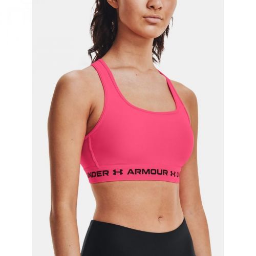 Under Armour Bra Crossback Mid Bra-PNK - Women