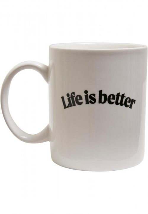 Life Is Better Cup white - One Size