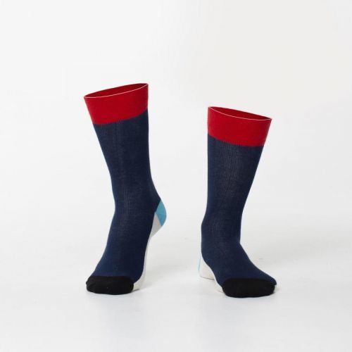 Men's navy blue socks