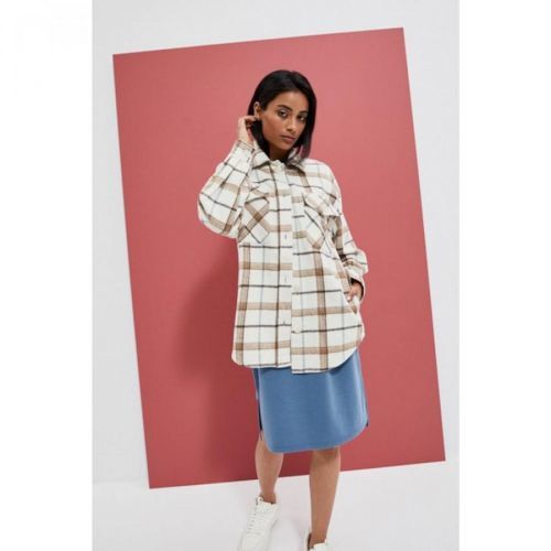 Oversized shirt jacket
