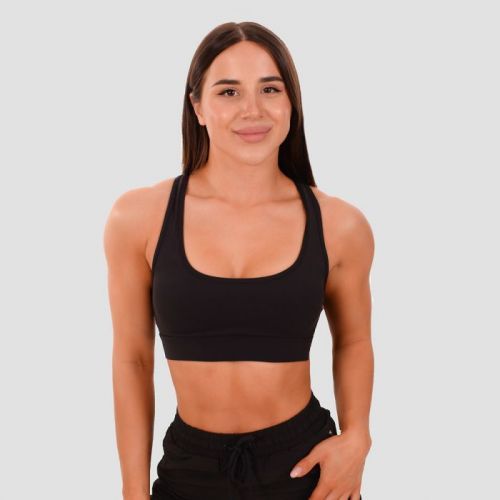 GymBeam Športová podprsenka Mesh Panel black  XLXL