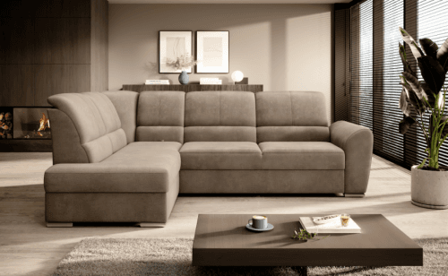 Rohová sedacia súprava SIBER | ľavá Farba: Nube 20 