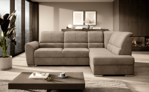 Rohová sedacia súprava SIBER | pravá Farba: Nube 20 