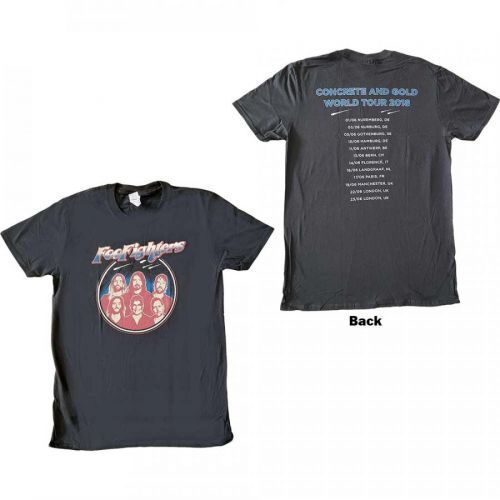 Foo Fighters tričko Classic Photo Čierna XL