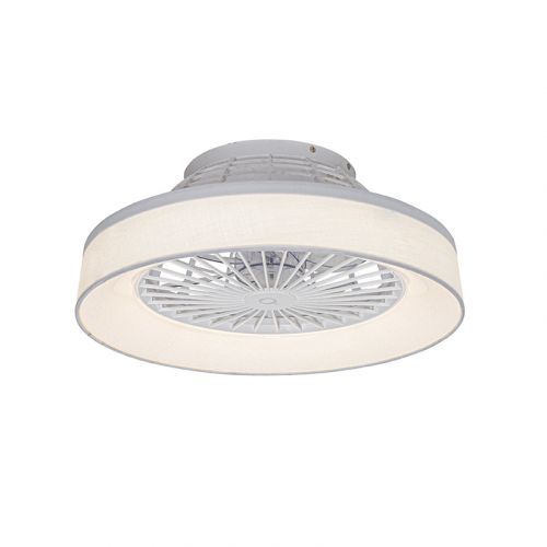 Plafondventilator wit incl. LED met afstandsbediening - Emily