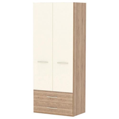 Skriňa 2d2s Gala p22/gl pacific walnut/beige