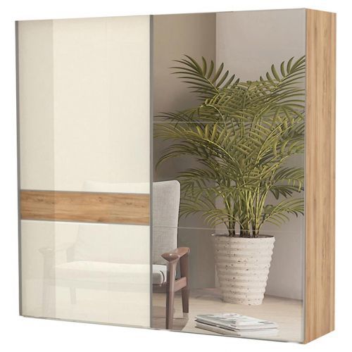 Skriňa 2d Gala pk231-og/gl pacific walnut/beig