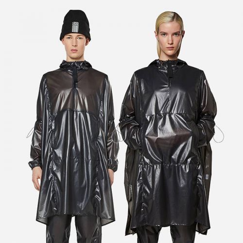 Rains Long Ultralight Anorak 18810 BLACK
