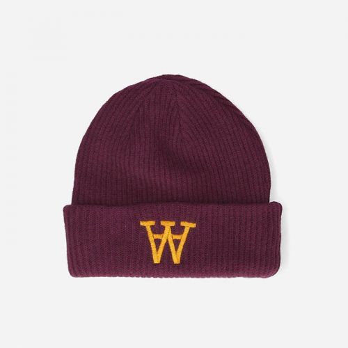 Wood Wood Vin AA Beanie 10230811-4068 BURGUNDY