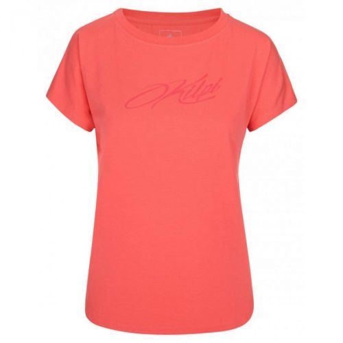 Women's cotton T-shirt Kilpi NELLIM-W PINK