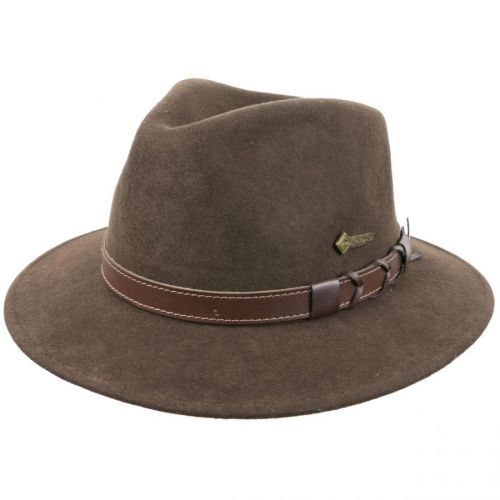 Klobúk vlnený Scippis Norton - svetlo hnedý, XL