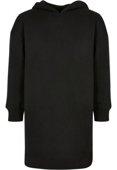 Urban Classics Girls Oversized Terry Hoody Dress black - 110/116