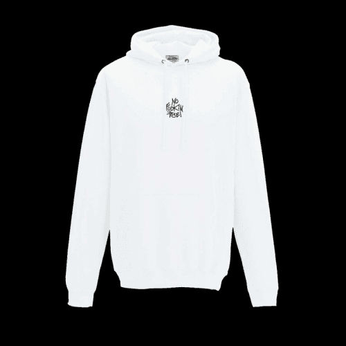 Tomy Kotty mikina No Fuckin Pose ! Biela S