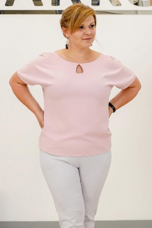 blúzka plus size model 169140 Karko 38/40