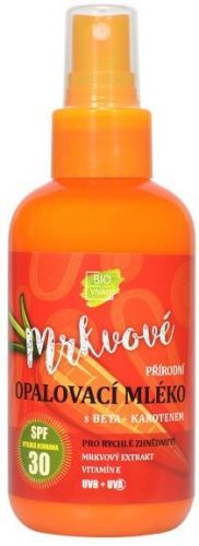 Vivaco Mrkvové opaľovacie MLIEKO SPF30 s betakaroténom 150 ml