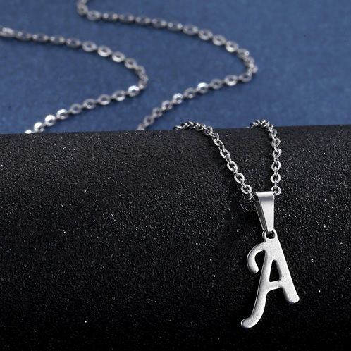Náhrdelník Alphabet A/Strieborná KP20690