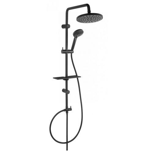 Sprchovacia sada s dažďovou sprchou Rondo Lux Black NP23-BL