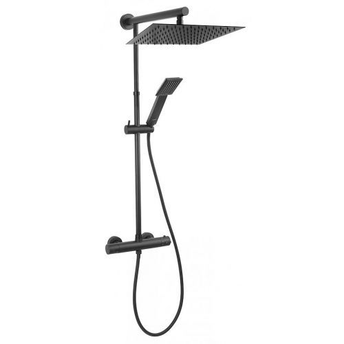 Stĺp s termostatom Trevi Square Black NP75SQ-TRV7U-BL