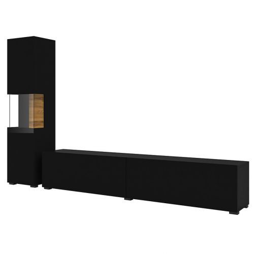 Obývacia stena malá Ava 09 čierna