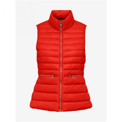 Red Quilted Vest ONLY Madeline - Women