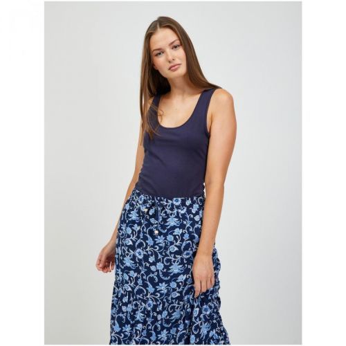 Dark blue basic tank top ORSAY - Women