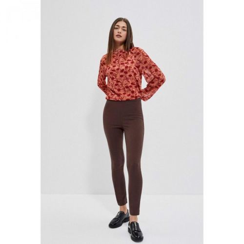 Plain pants - brown