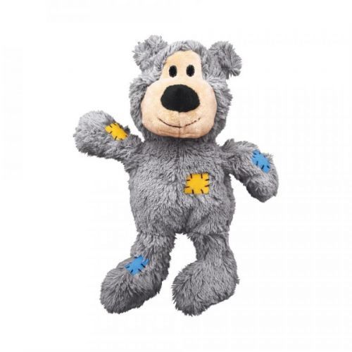 Hračka Kong Dog Wild Knots Preťahovadlo Medvedík s pískatkom, polyester, S/M
