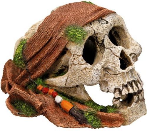 Pirátska lebka 17,5cm