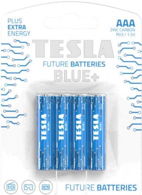 TESLA BATTERIES AAA BLUE+ (R03/BLISTER FOIL 4 PCS)