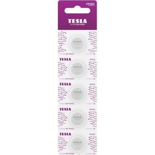TESLA BATTERIES CR 1632 (CR 1632/BLISTER 5 PCS)
