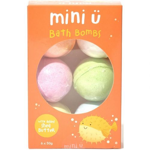 Mini-U Bath Bomb 6 Pack šumivá guľa do kúpeľa 6 ks 6x50 g