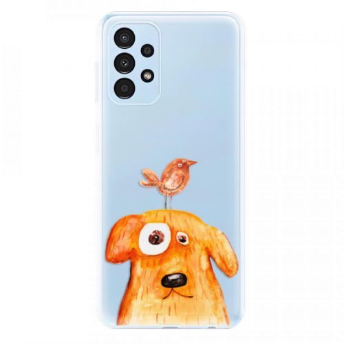Odolné silikónové puzdro iSaprio - Dog And Bird - Samsung Galaxy A13