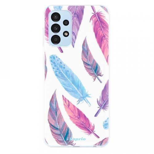Odolné silikónové puzdro iSaprio - Feather Pattern 10 - Samsung Galaxy A13