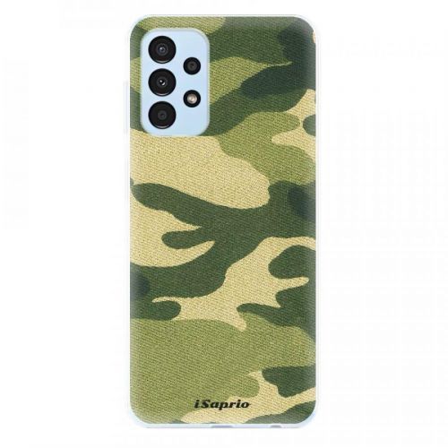 Odolné silikónové puzdro iSaprio - Green Camuflage 01 - Samsung Galaxy A13