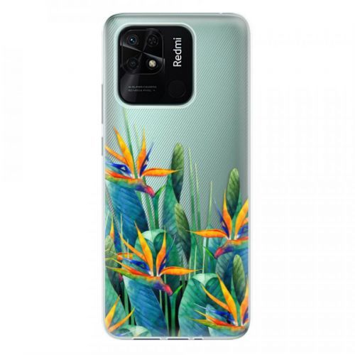 Odolné silikónové puzdro iSaprio - Exotic Flowers - Xiaomi Redmi 10C