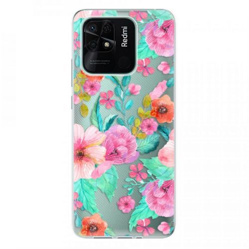 Odolné silikónové puzdro iSaprio - Flower Pattern 01 - Xiaomi Redmi 10C