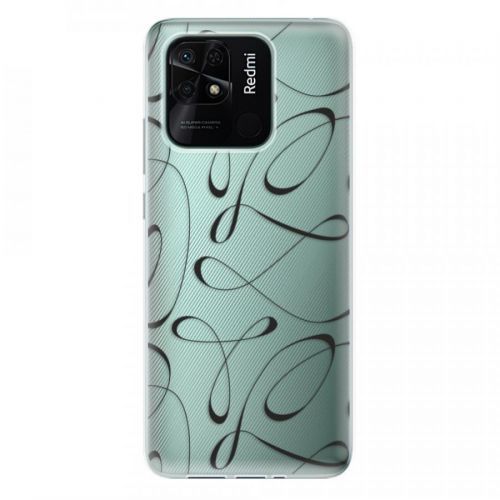 Odolné silikónové puzdro iSaprio - Fancy - black - Xiaomi Redmi 10C